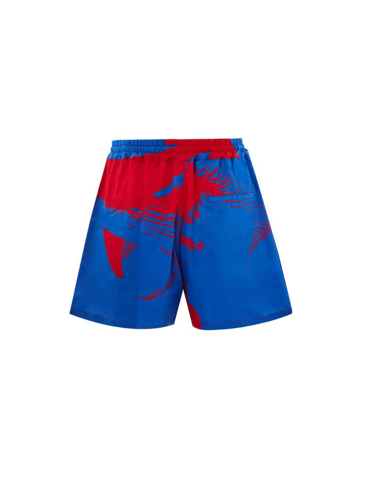 Mehrfarbig Viskose Shorts