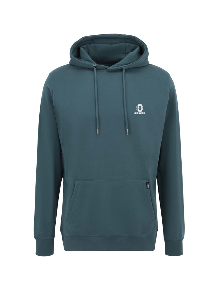 Hoodie Basic Oldskull 25 Logo in Dark Green