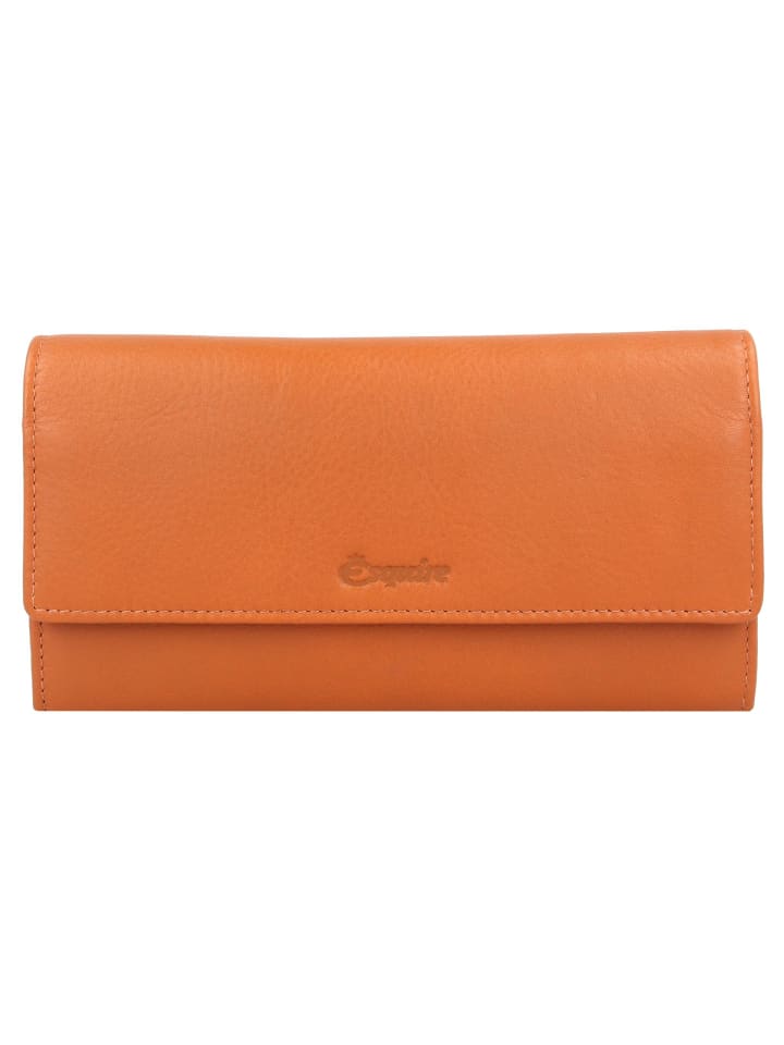 Peru Geldbörse RFID Leder 18,5 cm cognac