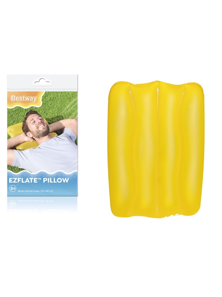 Aufblasbares Kissen 38 x 25 cm Gelb Bestway 52127