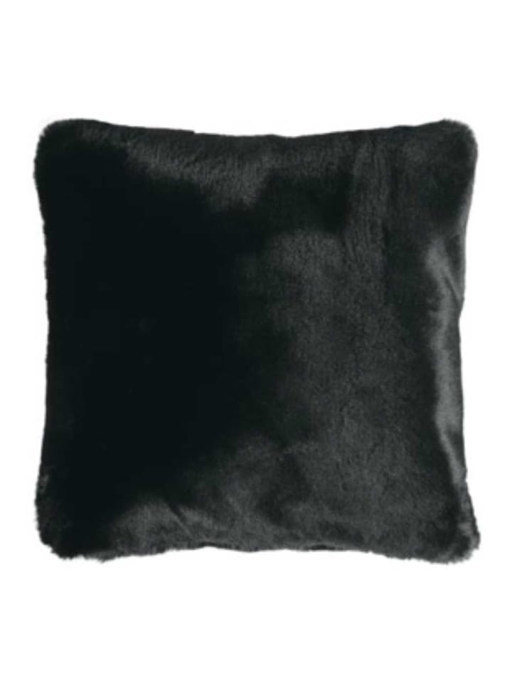 Kissen CHAMPAGNE Fellkissen Schwarz 48x48