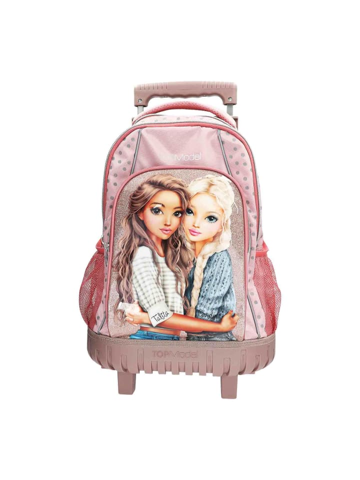 Schulrucksack Trolley DOTS TOPModel in Rosa 23 x 34 x 54 cm