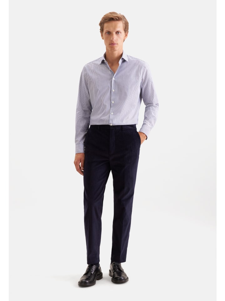 Cordhose Regular in Dunkelblau
