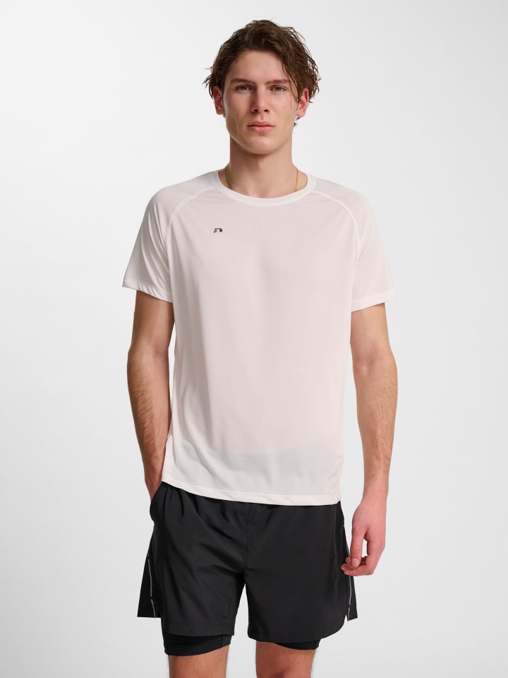 T-Shirt Nwlbeat Laufen Herren in WHITE