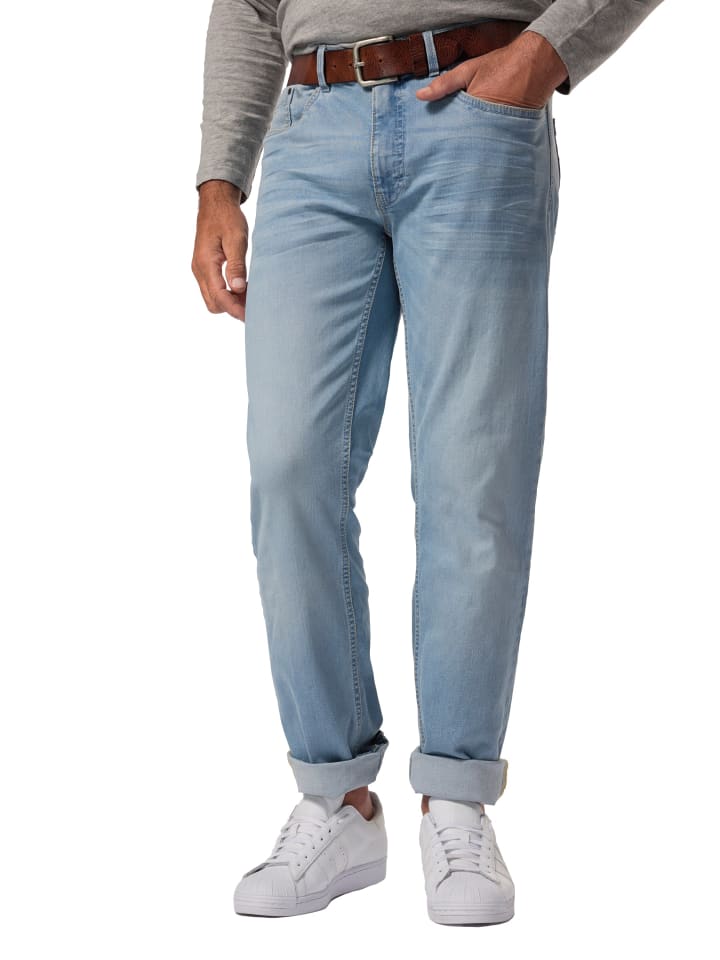 Jeanshose in light blue