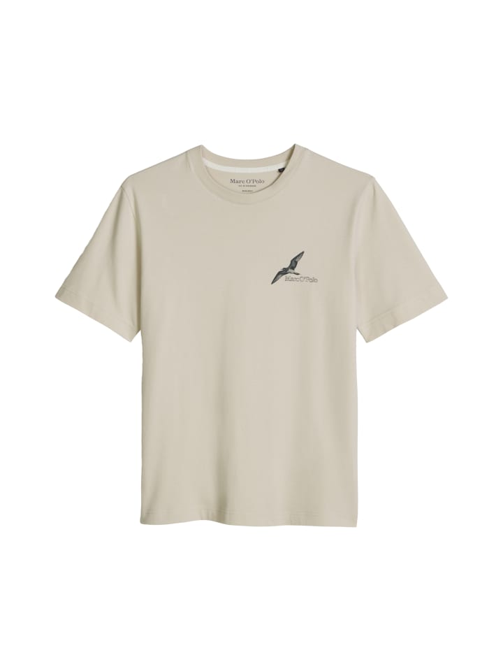T-Shirt regular in Grey Silk