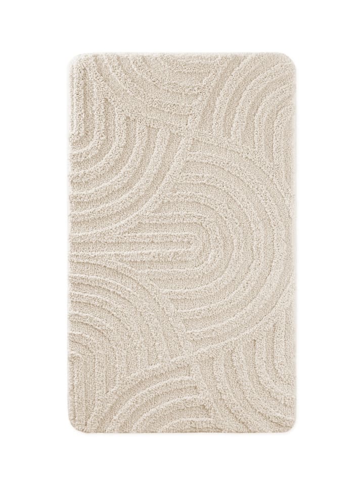 Badematte "Fiete" in Creme Weiß