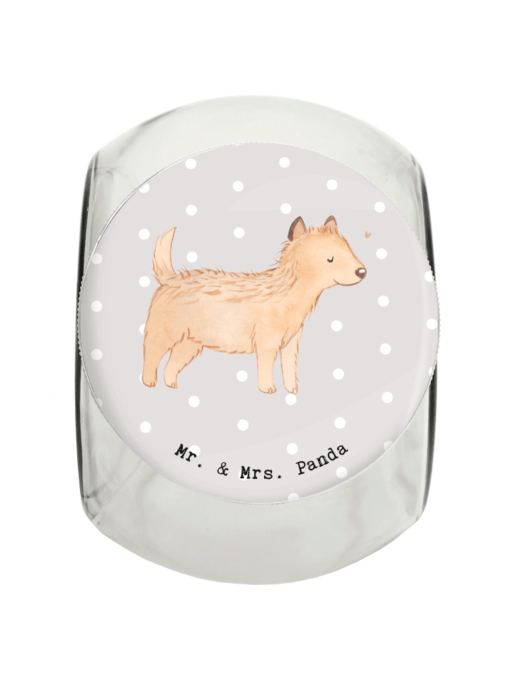 Leckerli Glas Cairn Terrier Lebensretter ohne S... in Grau Pastell