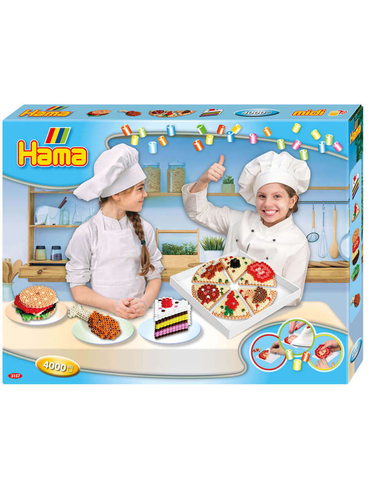 Geschenkpackung Snackbox Midi-Bügelperlen - ab 5 Jahren