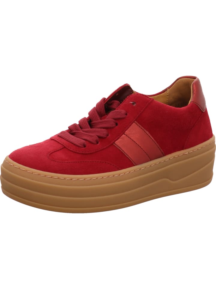 Schnürschuh in rot