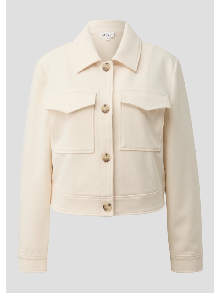 Indoor-Jacke in 8000_helles beige