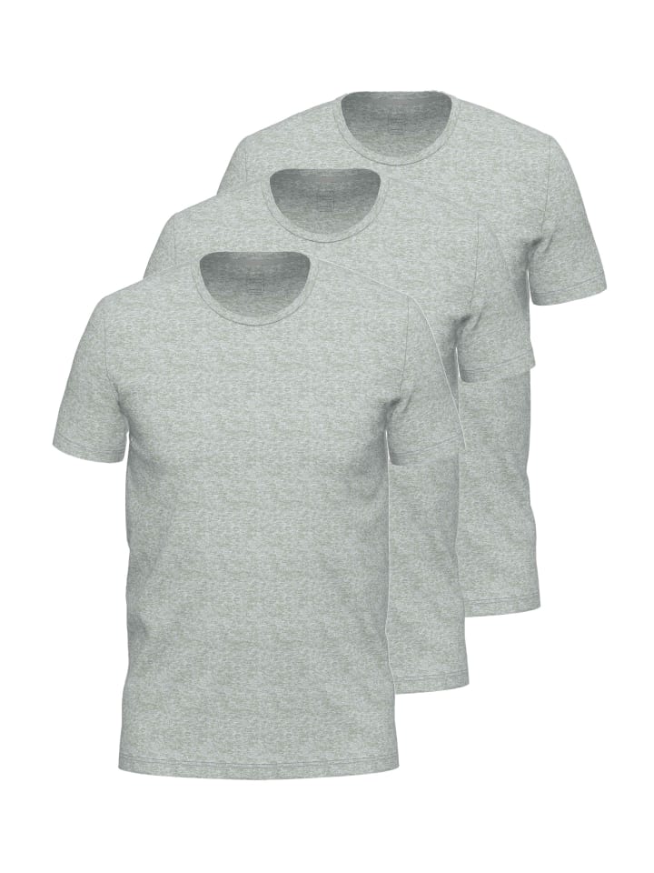 Unterhemd / Shirt Kurzarm Close to you in Cloud Melange