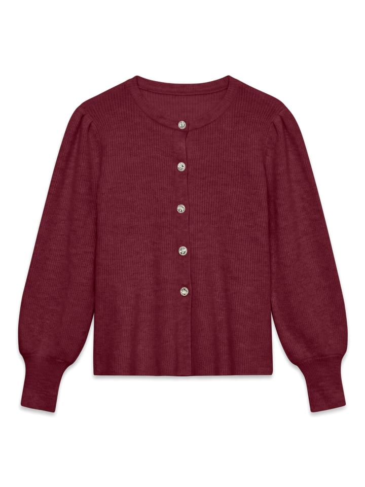 Strickjacke in Zinfandel