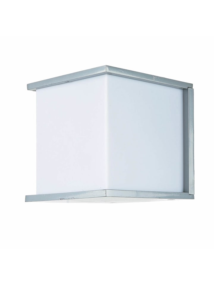 Außen Wandlampe (B)16.5 x (H)16.3 cm in Grau Weiß