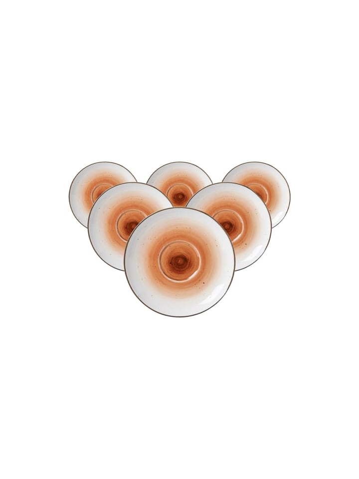 6er Set Espressountertassen Cosmo in ø 11 cm in orange