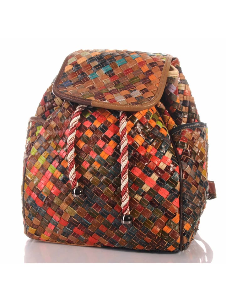 Rucksack in Bunt - Rot