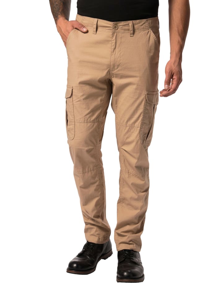 Cargohose lang in sandbraun