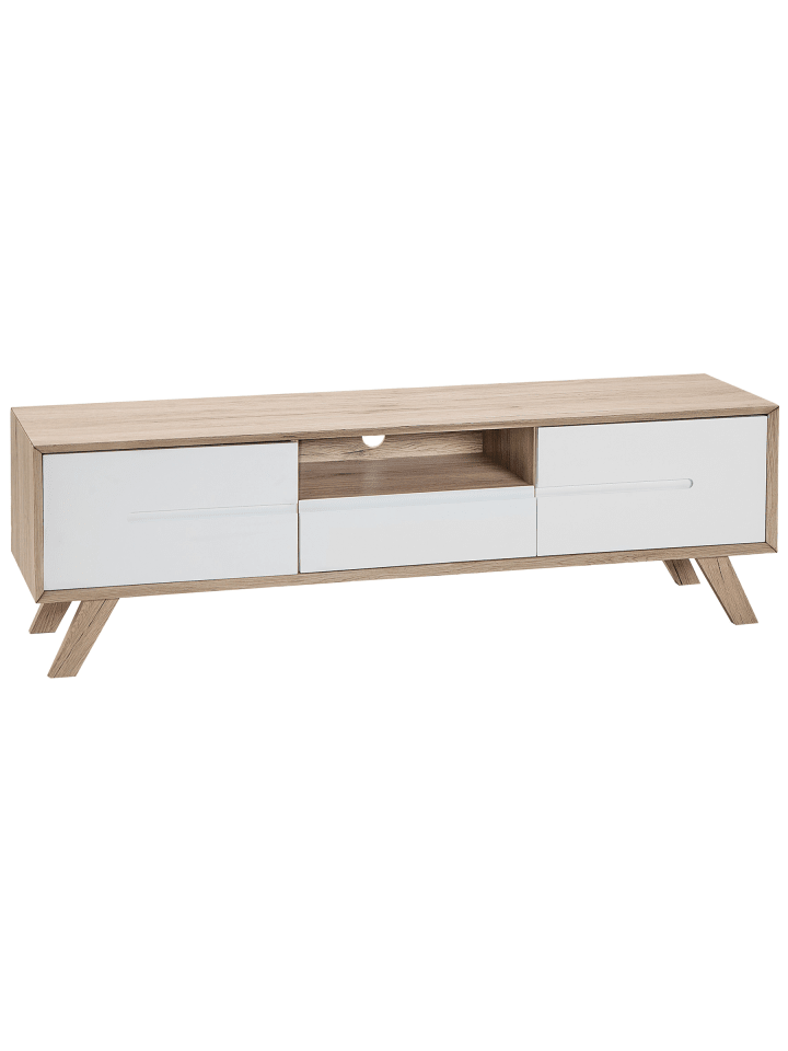 TV-Schrank FORESTER in Weiß/Braun - (W) 150 x (H) 45 x (L) 40 cm