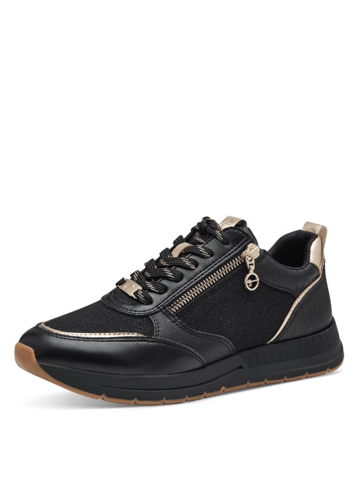 Schnürschuhe in schwarz