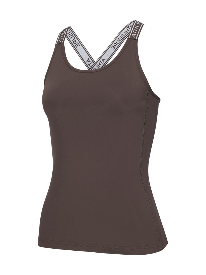 Sporttop in braun