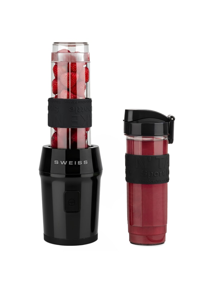 Mini-Blender, Smoothie-Maker MOOV9, 570 ml, 300 W, Schwarz