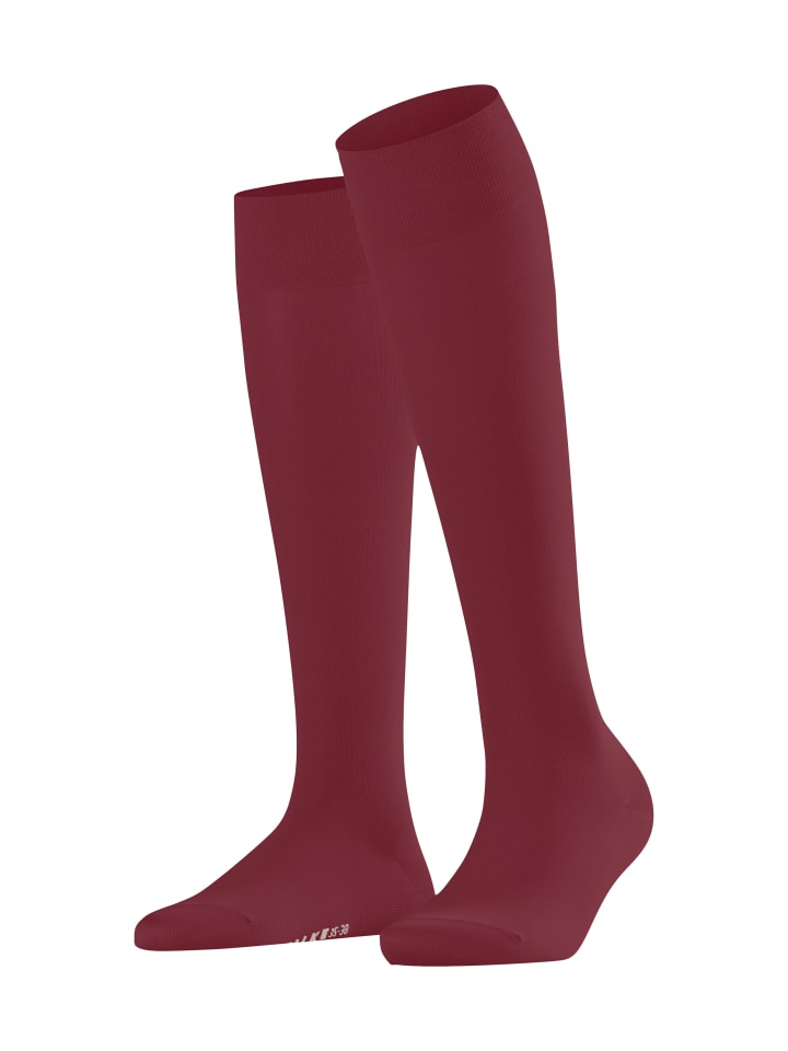 Kniestrümpfe Cotton Touch in Ruby