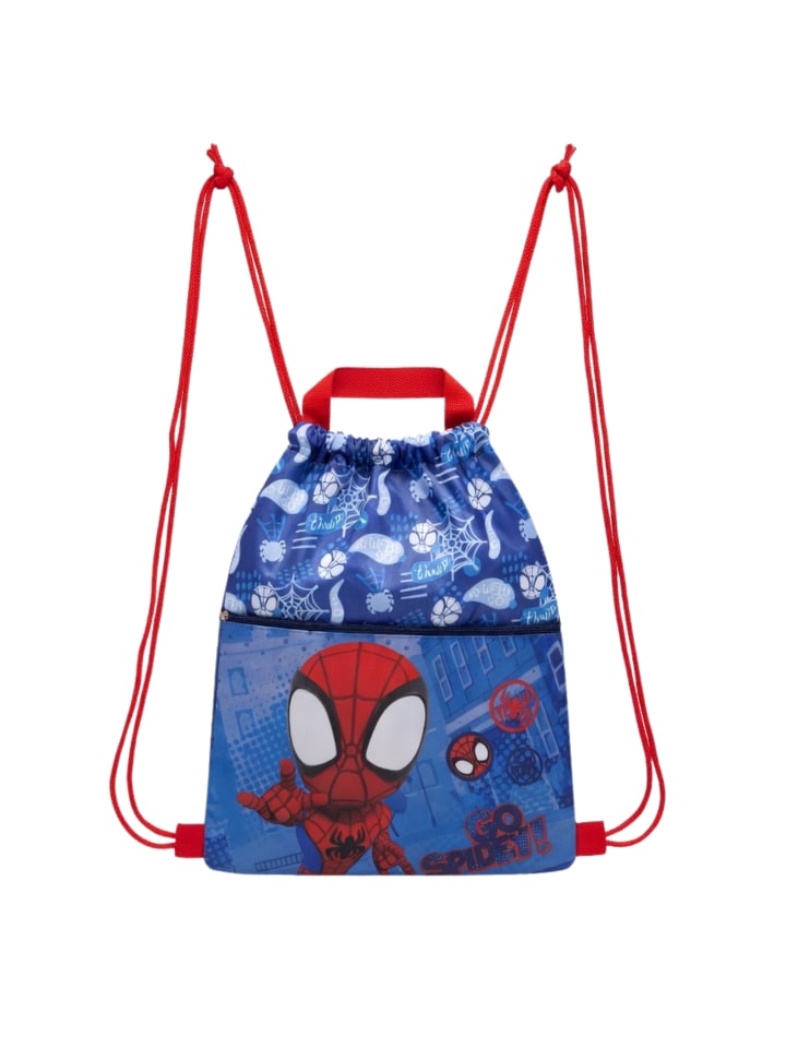 Spidey Spider-Man Turnbeutel Sportbeutel in blau