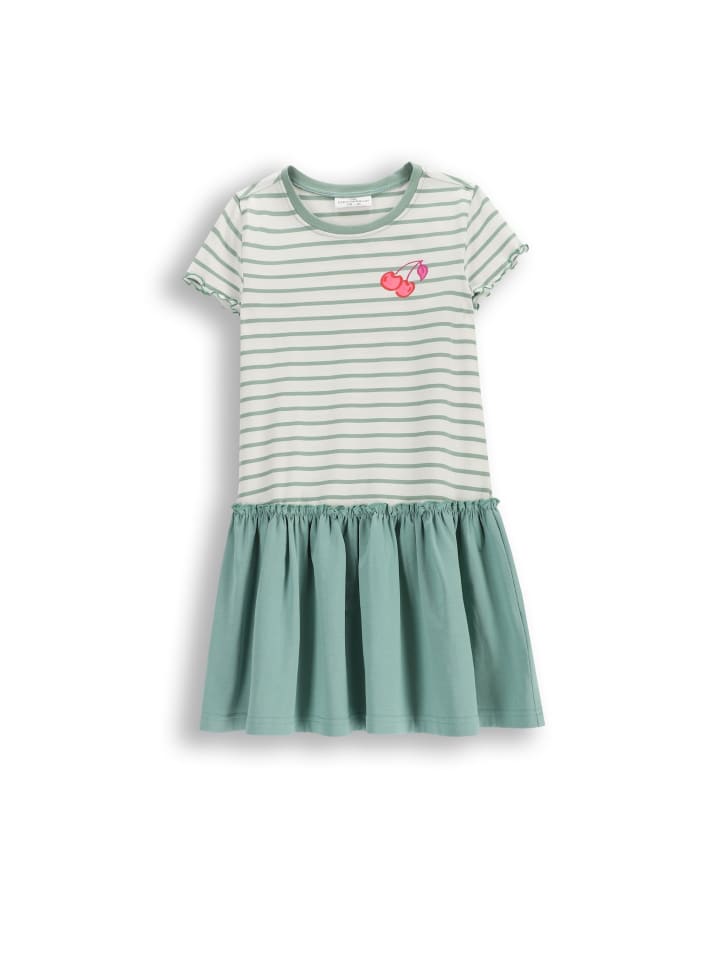 Kurzarmkleid in grün