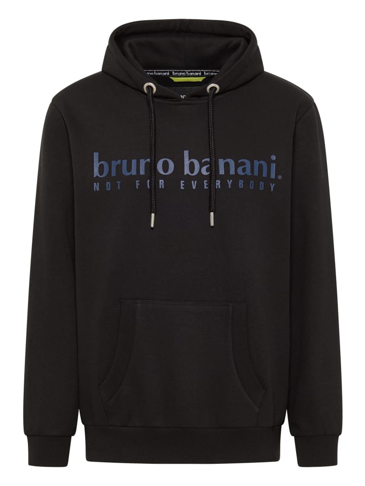 Hoodie ohne Reißverschluss CARVER in Schwarz