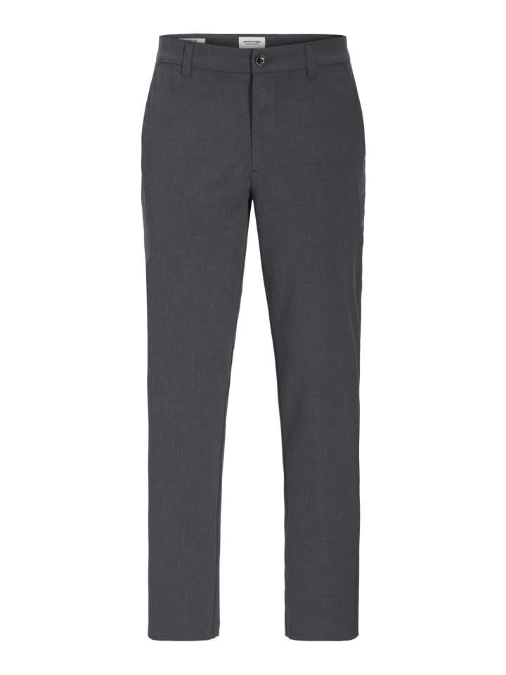 Klassische Hosen in Dark Grey Melange