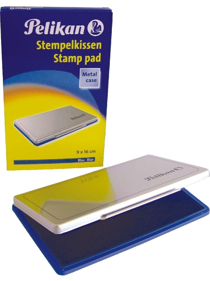 Stempelkissen Gr.1 Metallgehäuse blau