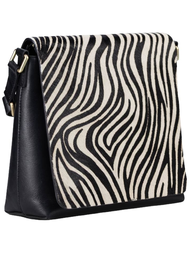 Bodybag Furry Zebra Shoulder Bag M in Zebra