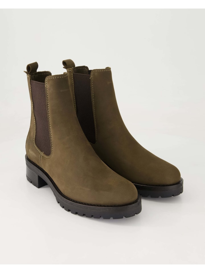 Chelsea Boots in Grün
