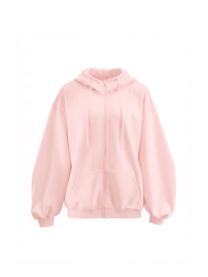 Women Hoodie in Light Rose