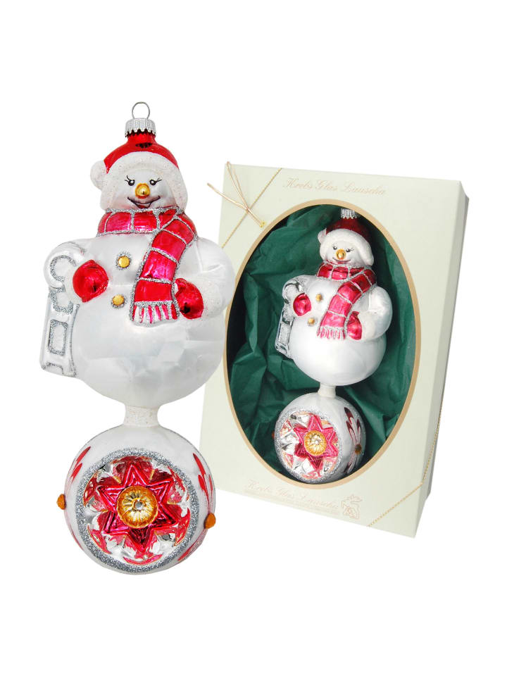 Baumschmuck-Glasornament in Bunt