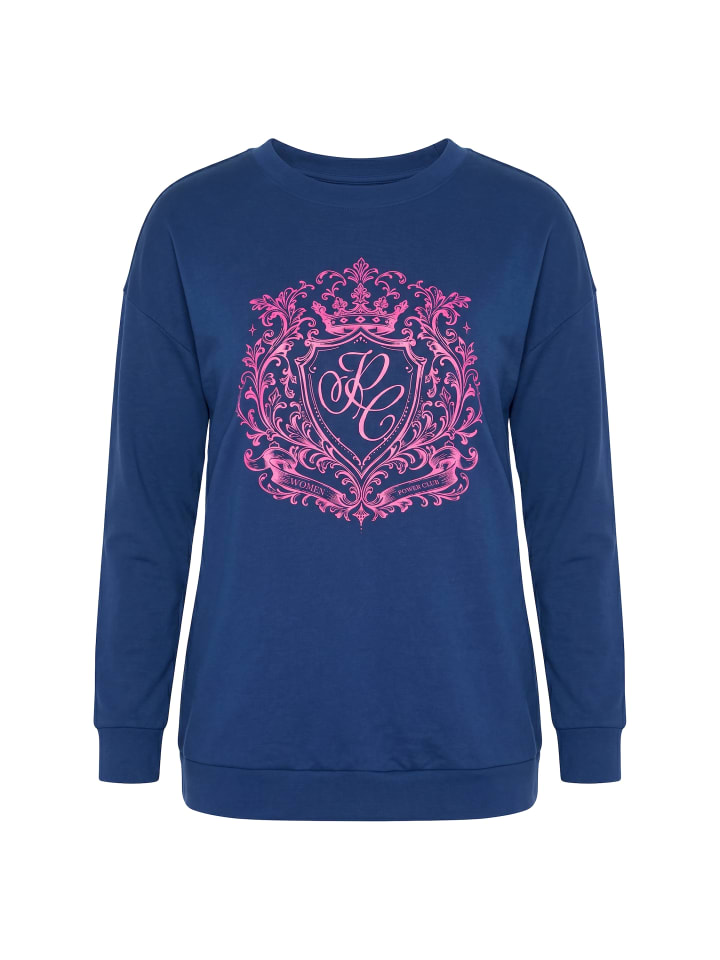 Sweatshirt in dunkelblau
