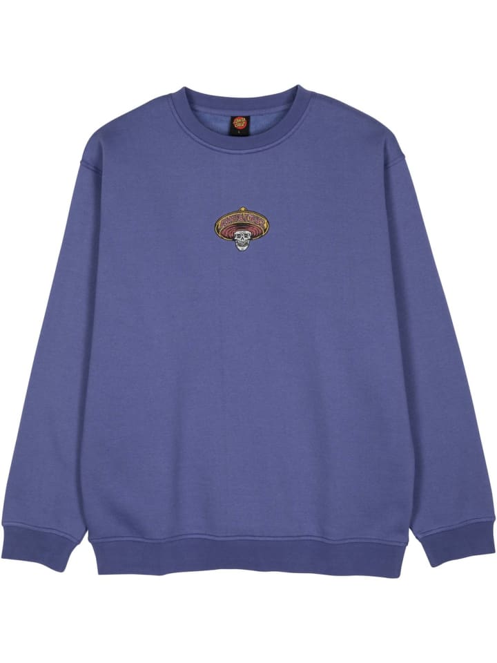 Pullover "Guzman Skull Crew" in Blau