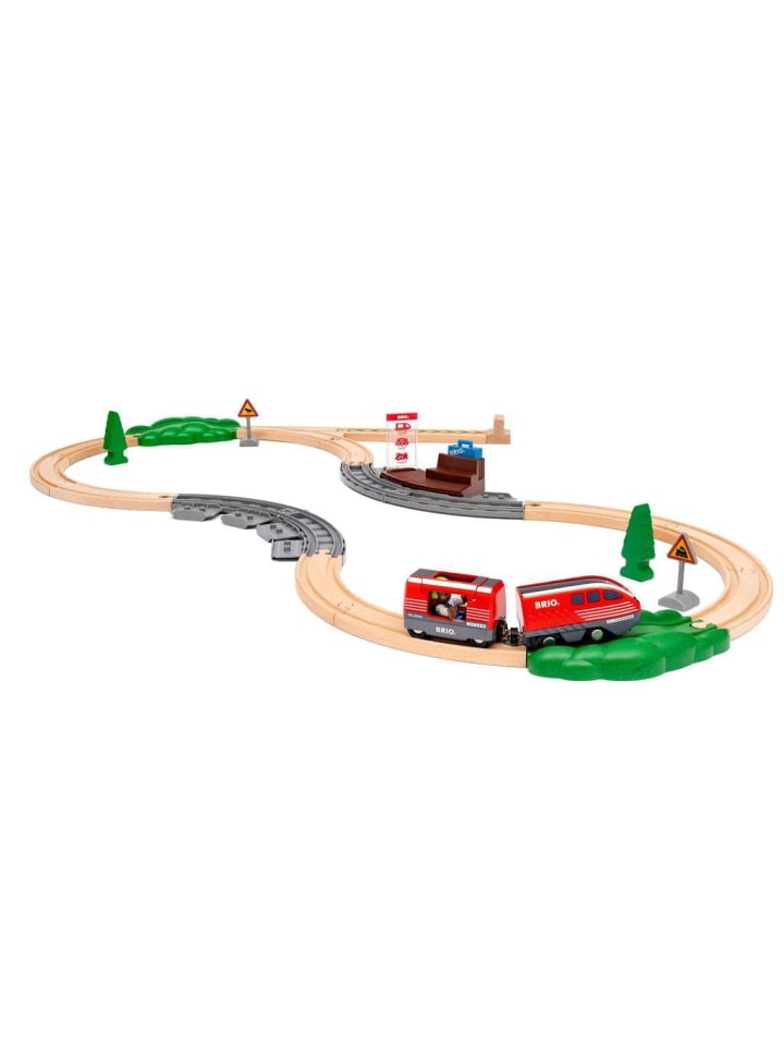 Brio Aktionsspiel Zugset mit Rückziehmotor in bunt