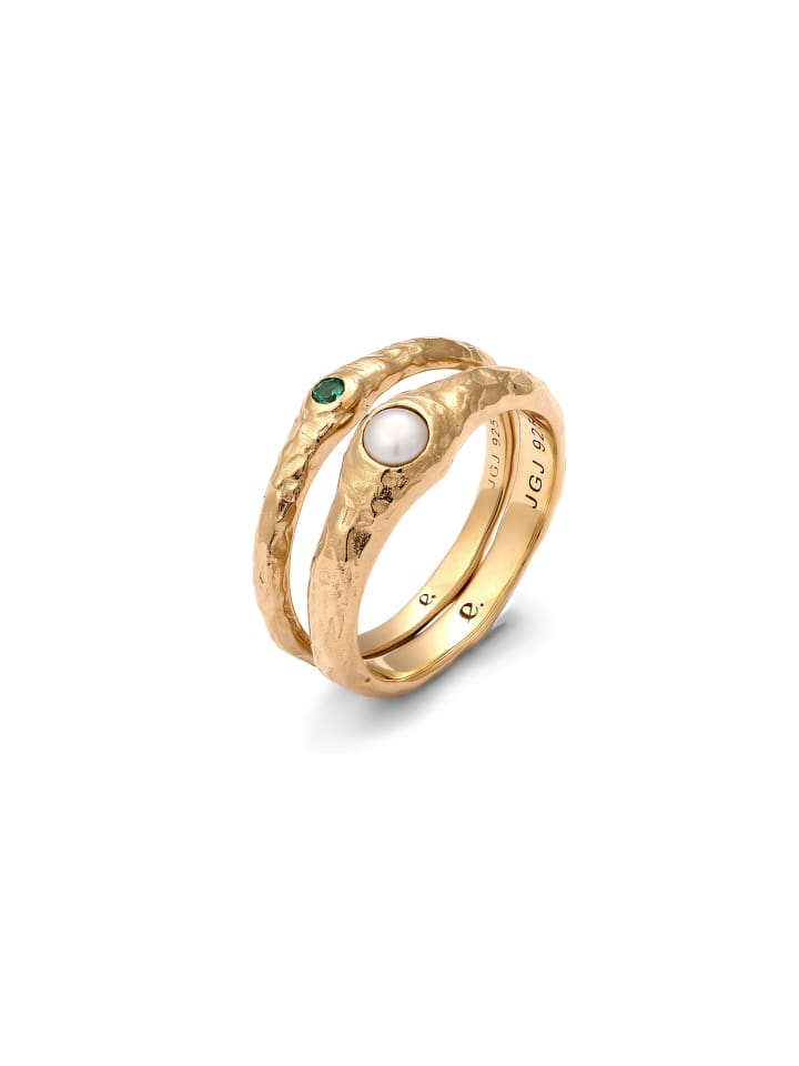 Ring 925 Sterling Silber in Gold