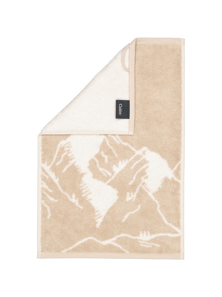 Cawö Handtücher Alpenchic Edition Berge 6269 natur - 33 in natur - 33