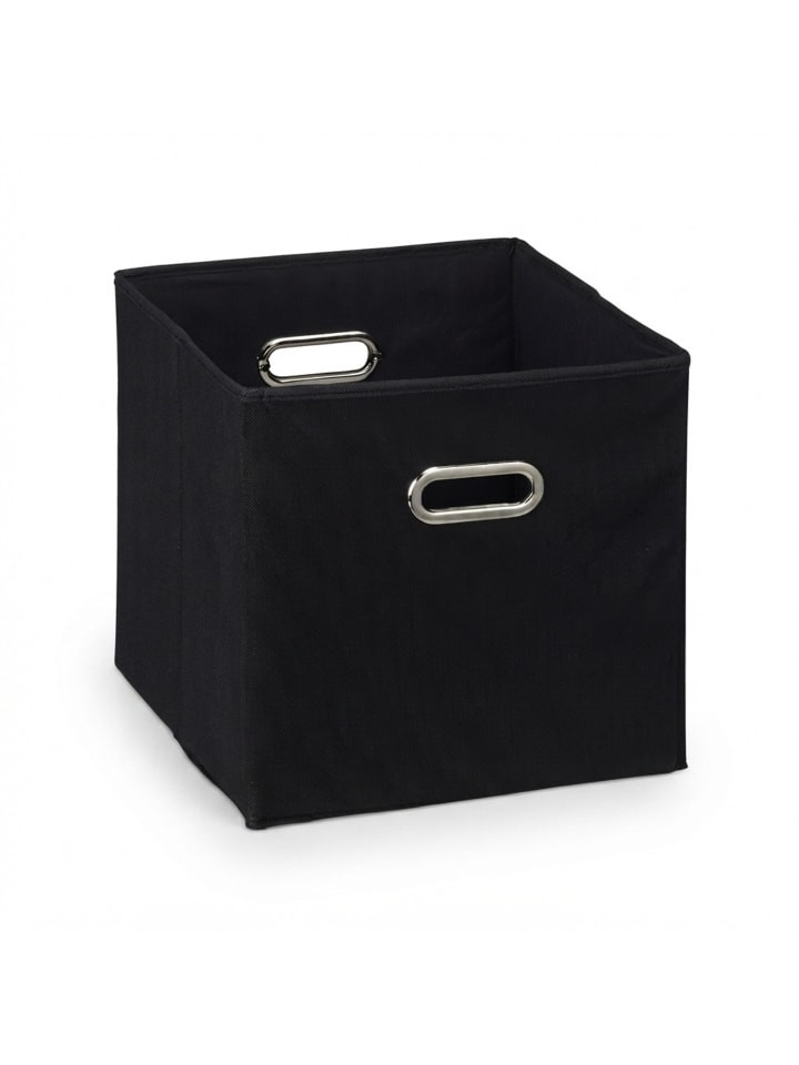 4 x Aufbewahrungsbox in Schwarz - (B)30 x (H)30 x (T)30 cm