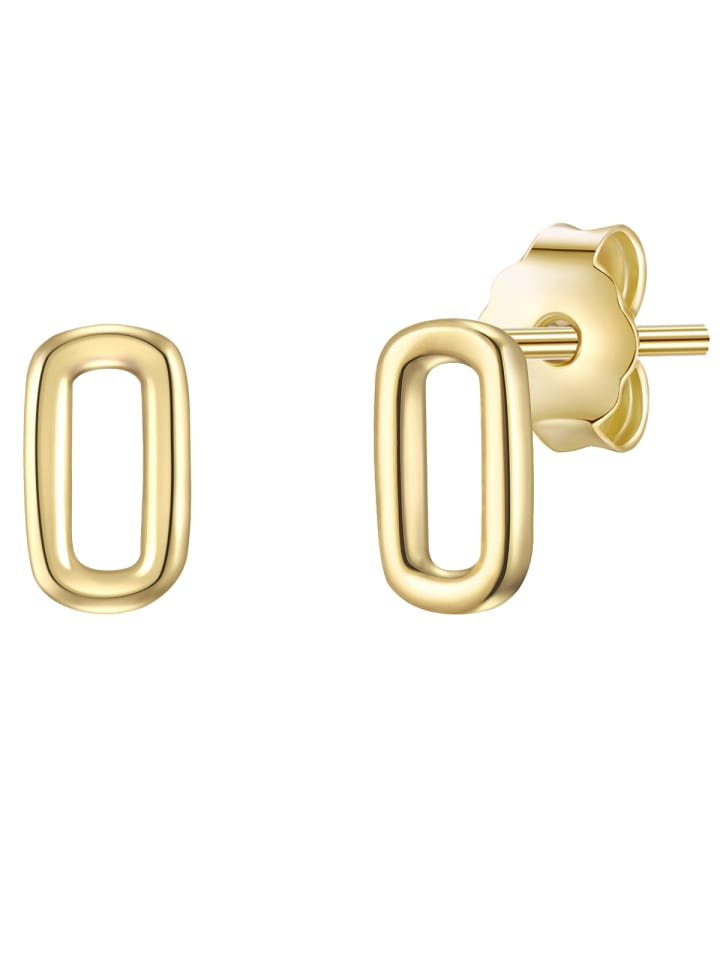 Ohrstecker aus Sterling Silber in gelbgold