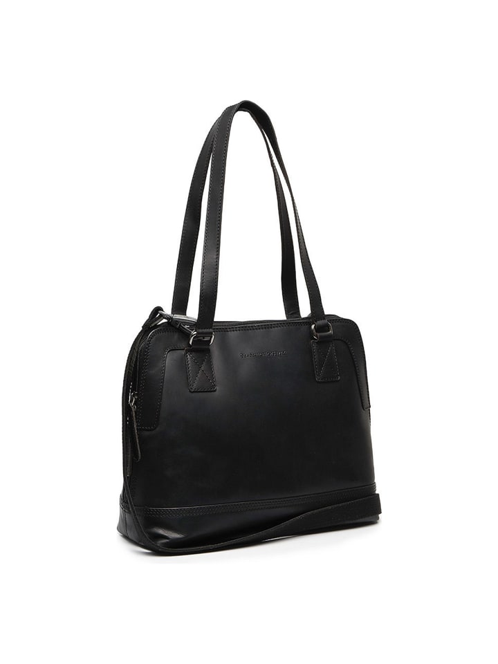 Seron Shopper Tasche Leder 32 cm black