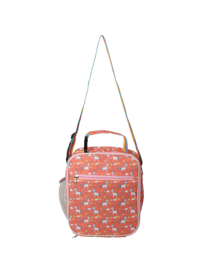 Thermo-Tasche für Kinder, verstellbarer Gurt in Rosa, 22 x 26 cm