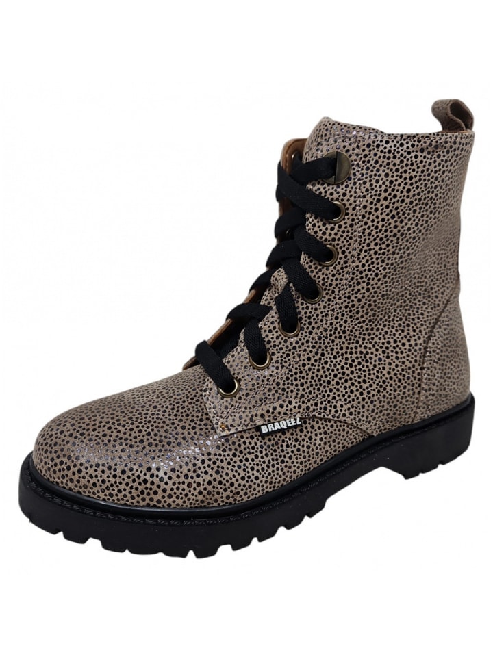 Schnürstiefel Bibi in Beige