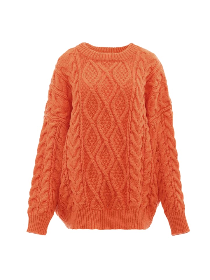Damen Pullover in ORANGE