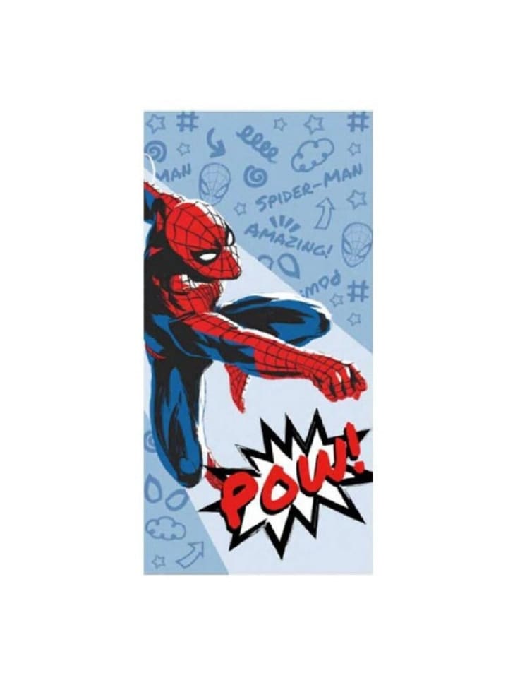 Spiderman Badehandtuch – Flauschiges & schnelltrocknendes Strandtuch in Blau