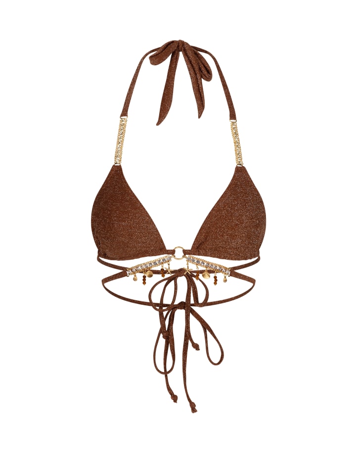 Bikini Top Lumiere Seychelles in Caramel