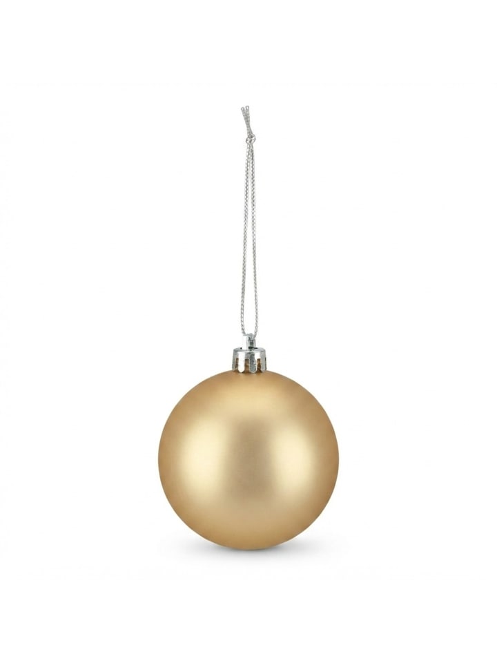 50 x Weihnachtskugeln Set in Champagner