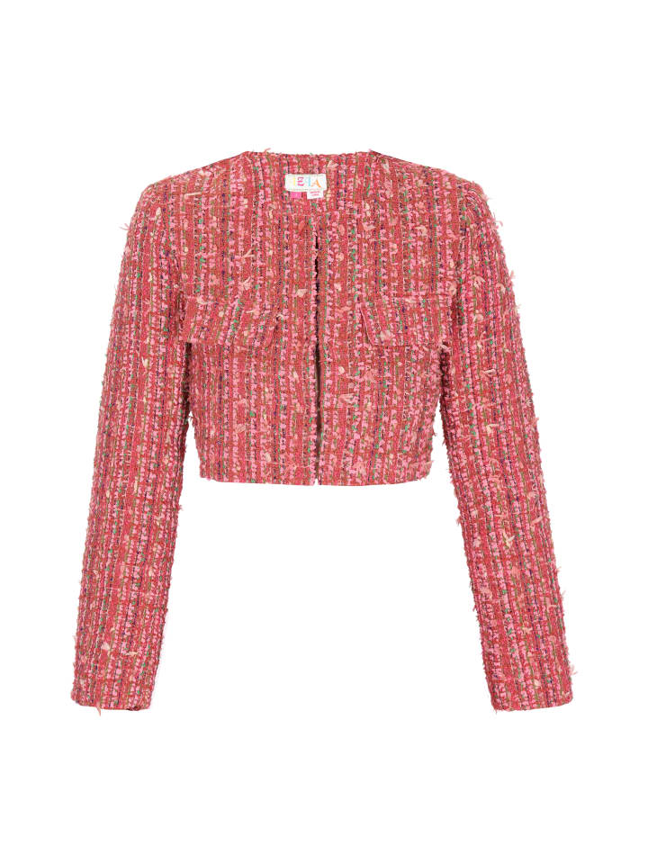 Women Jacket in rose red